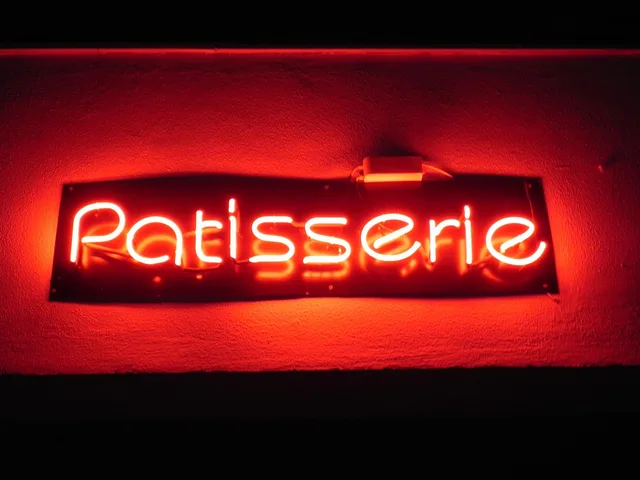 patisserie, sign, neon, red, sweetshop, shop, sweets, pastry, french, belgian, cake, bakery, tasty, delicious, dessert, signage, delicacy, restaurant, france, belgium, cafe, patisserie, patisserie, patisserie, patisserie, patisserie. Which bakery locations are worth the rent before you sign?